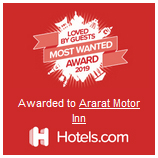 Loved by Guests award 2019 - Ararat Motor Inn